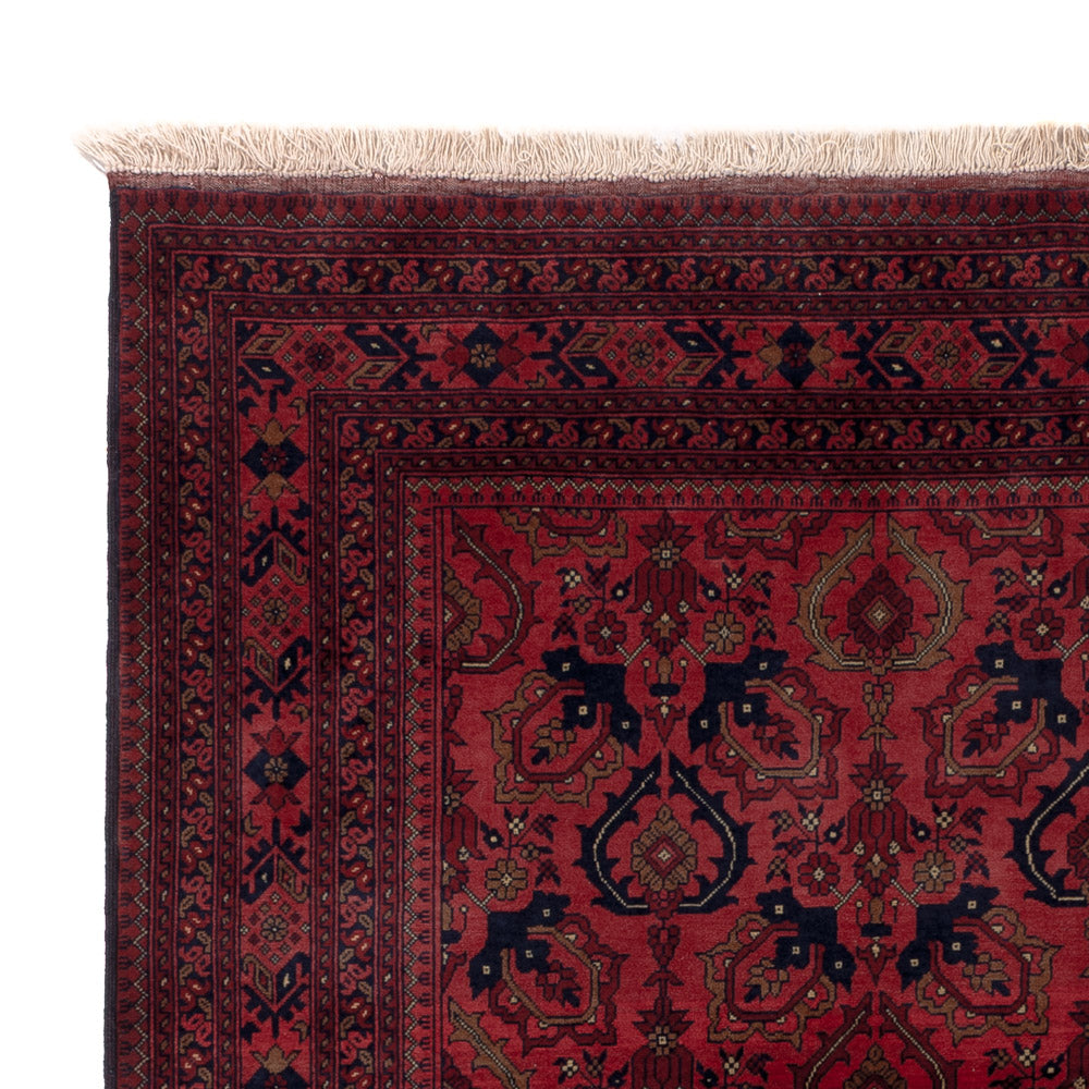 Afghan Rug - Royal - 195 x 152 cm - red