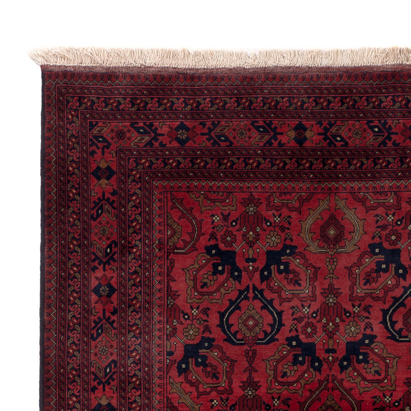 Afghan Rug - Royal - 195 x 152 cm - red