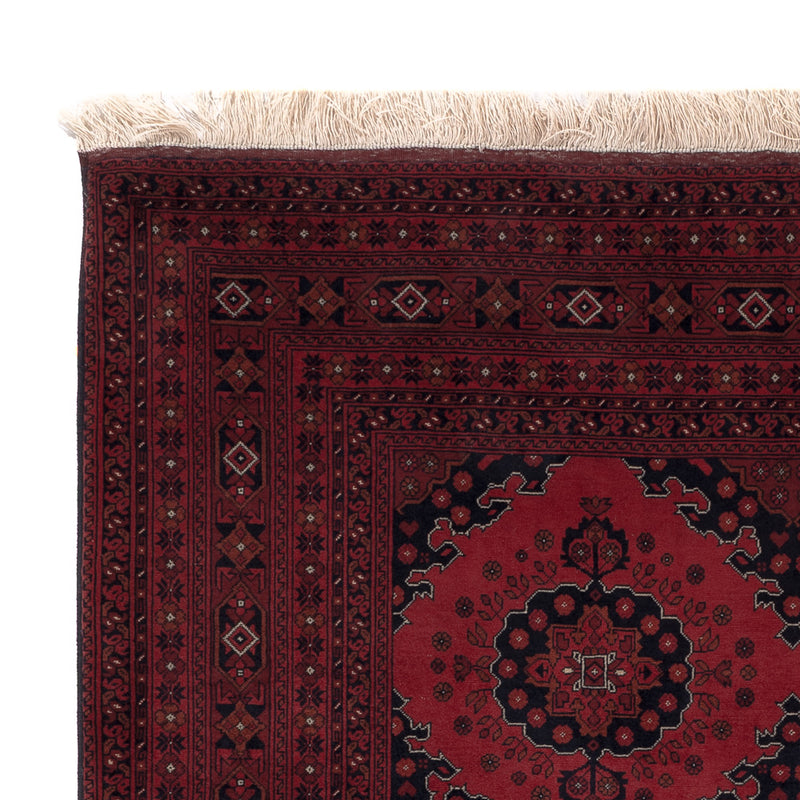 Afghan Rug - Royal - 196 x 154 cm - red