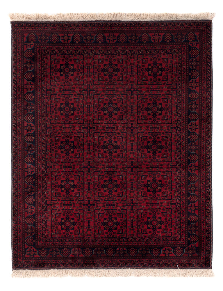 Afghan Rug - Royal - 187 x 146 cm - red