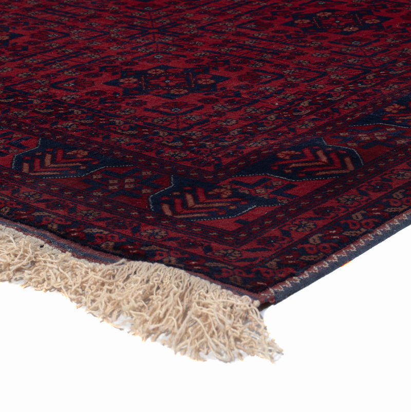 Afghan Rug - Royal - 187 x 146 cm - red
