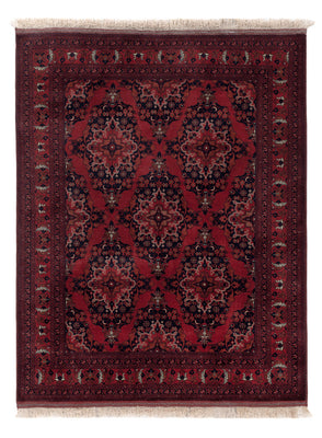 Afghan Rug - Royal - 196 x 146 cm - red