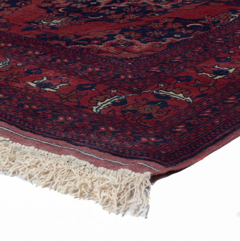 Afghan Rug - Royal - 196 x 146 cm - red