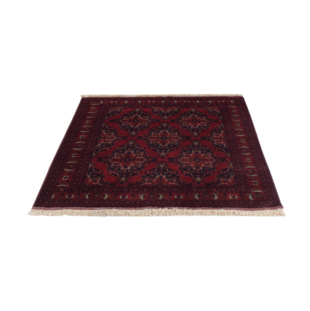 Afghan Rug - Royal - 196 x 146 cm - red