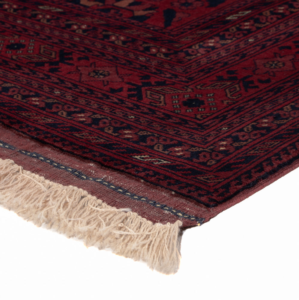 Afghan Rug - Royal - 196 x 150 cm - red