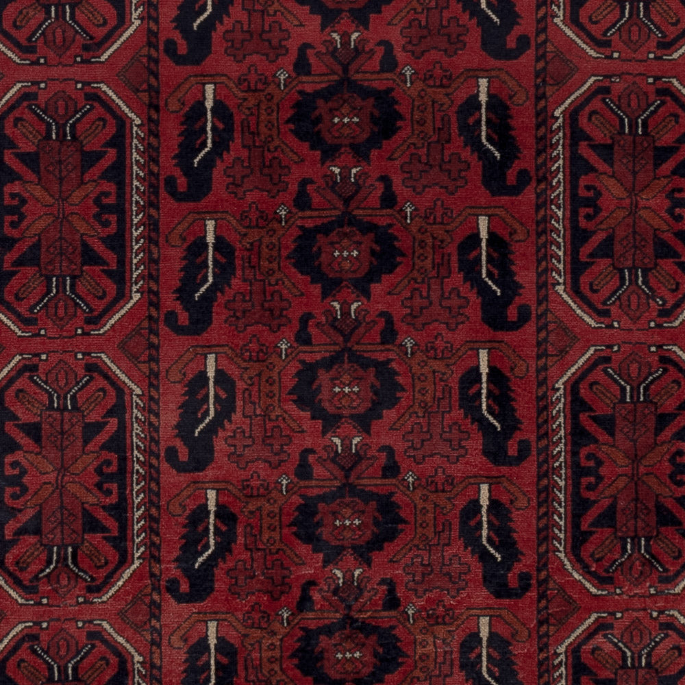 Afghan Rug - Royal - 187 x 147 cm - red