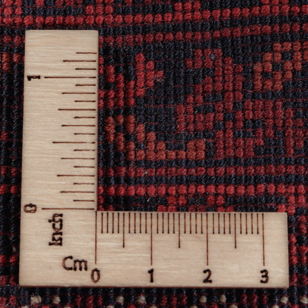 Afghan Rug - Royal - 187 x 147 cm - red