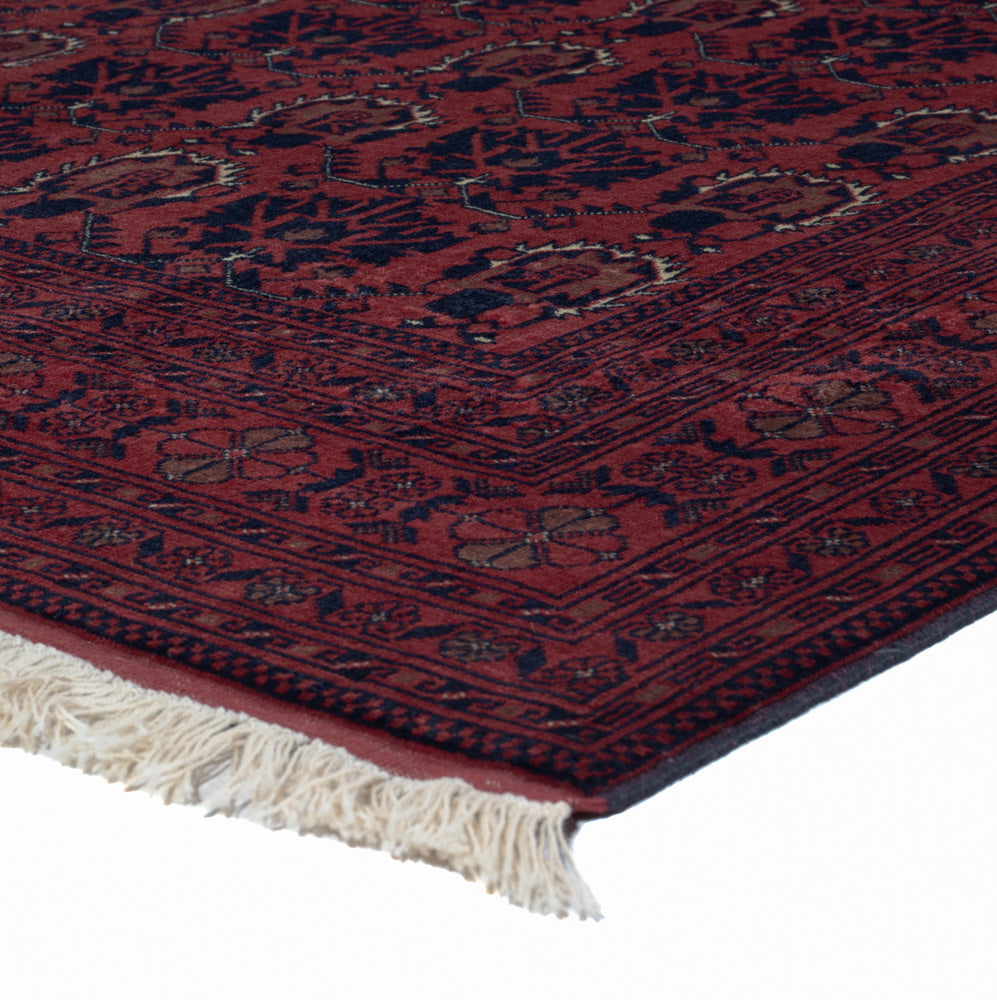 Afghan Rug - Royal - 195 x 149 cm - red