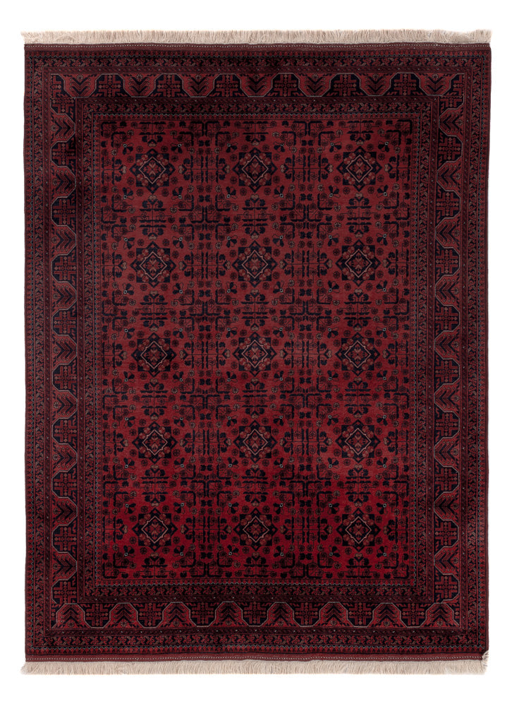 Afghan Rug - Royal - 196 x 149 cm - red