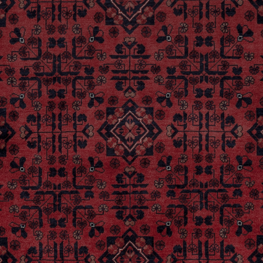 Afghan Rug - Royal - 196 x 149 cm - red