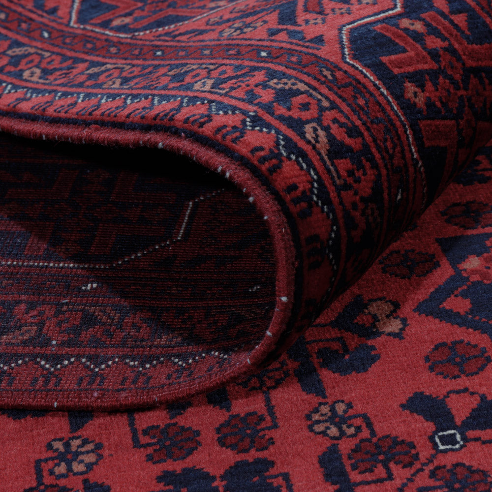 Afghan Rug - Royal - 196 x 149 cm - red