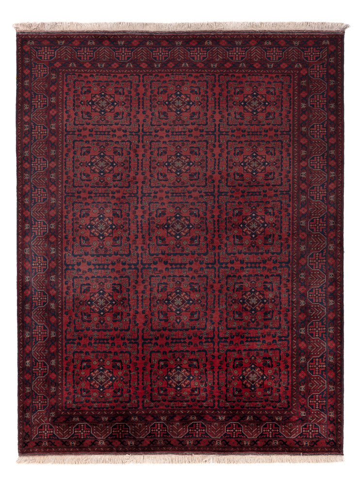 Afghan Teppich 198x153cm - Orientteppich