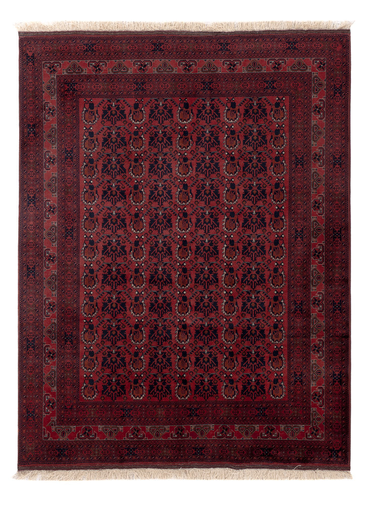 Afghan Rug - Royal - 194 x 148 cm - red
