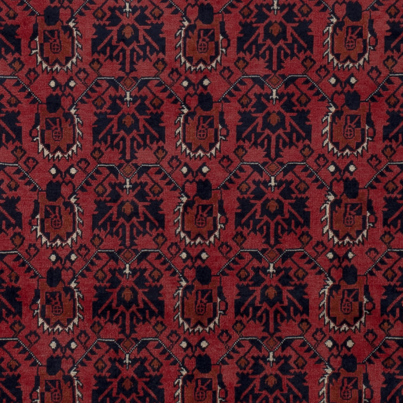 Afghan Rug - Royal - 194 x 148 cm - red