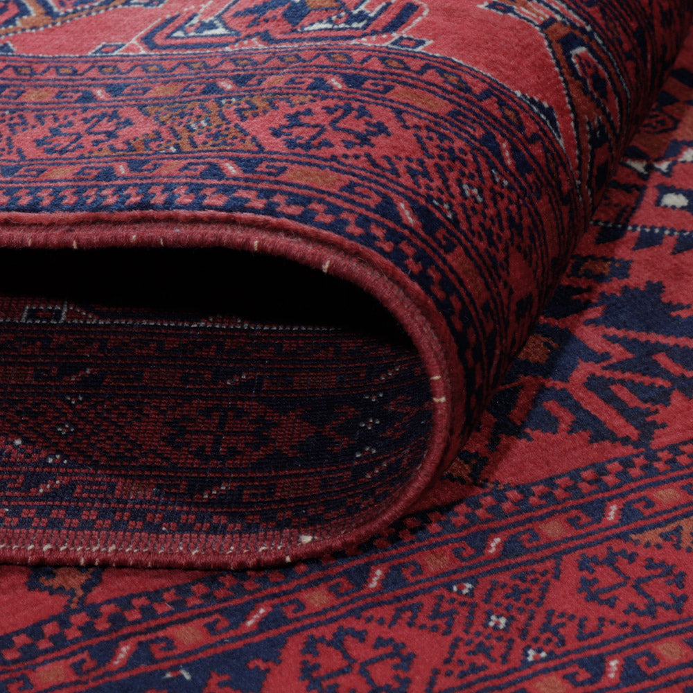 Afghan Rug - Royal - 194 x 148 cm - red