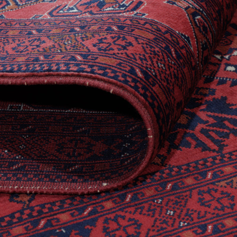 Afghan Rug - Royal - 194 x 148 cm - red