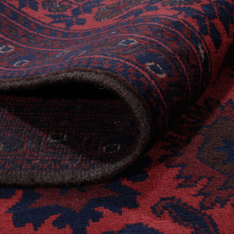 Afghan Rug - Kunduz - 200 x 156 cm - red