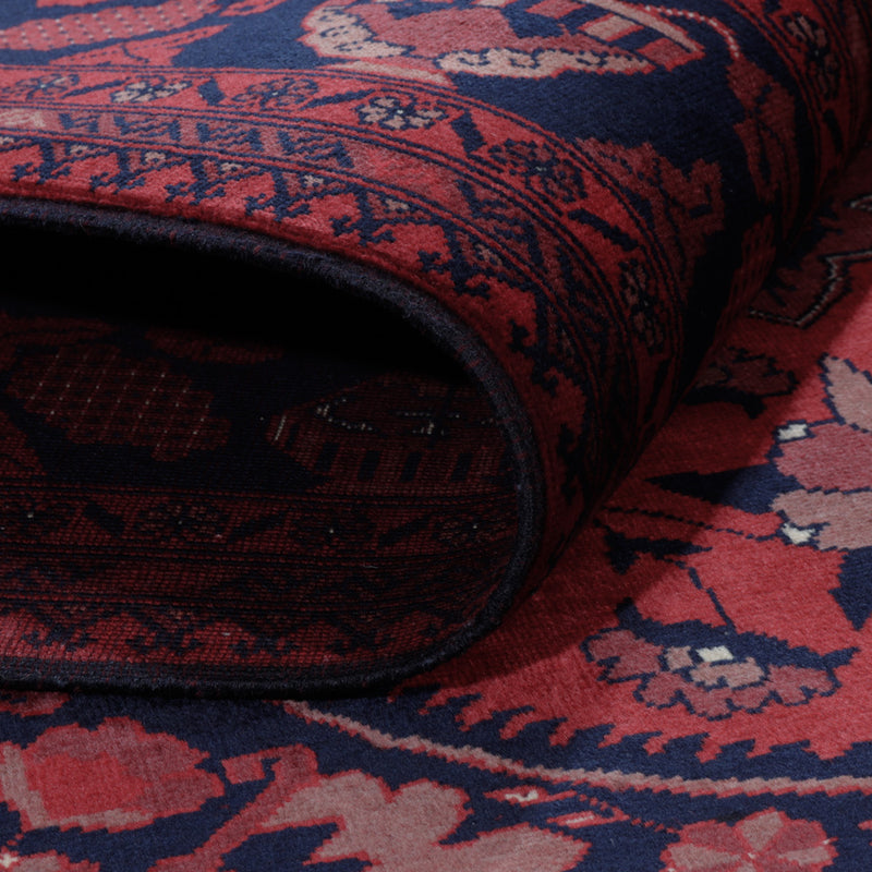 Afghan Rug - Royal - 200 x 148 cm - red