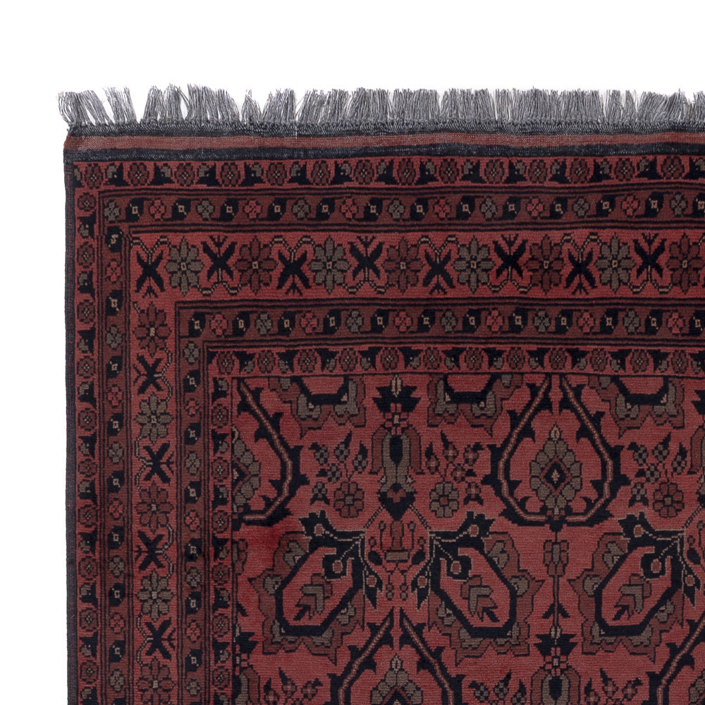 Afghan Rug - Kunduz - 197 x 150 cm - red