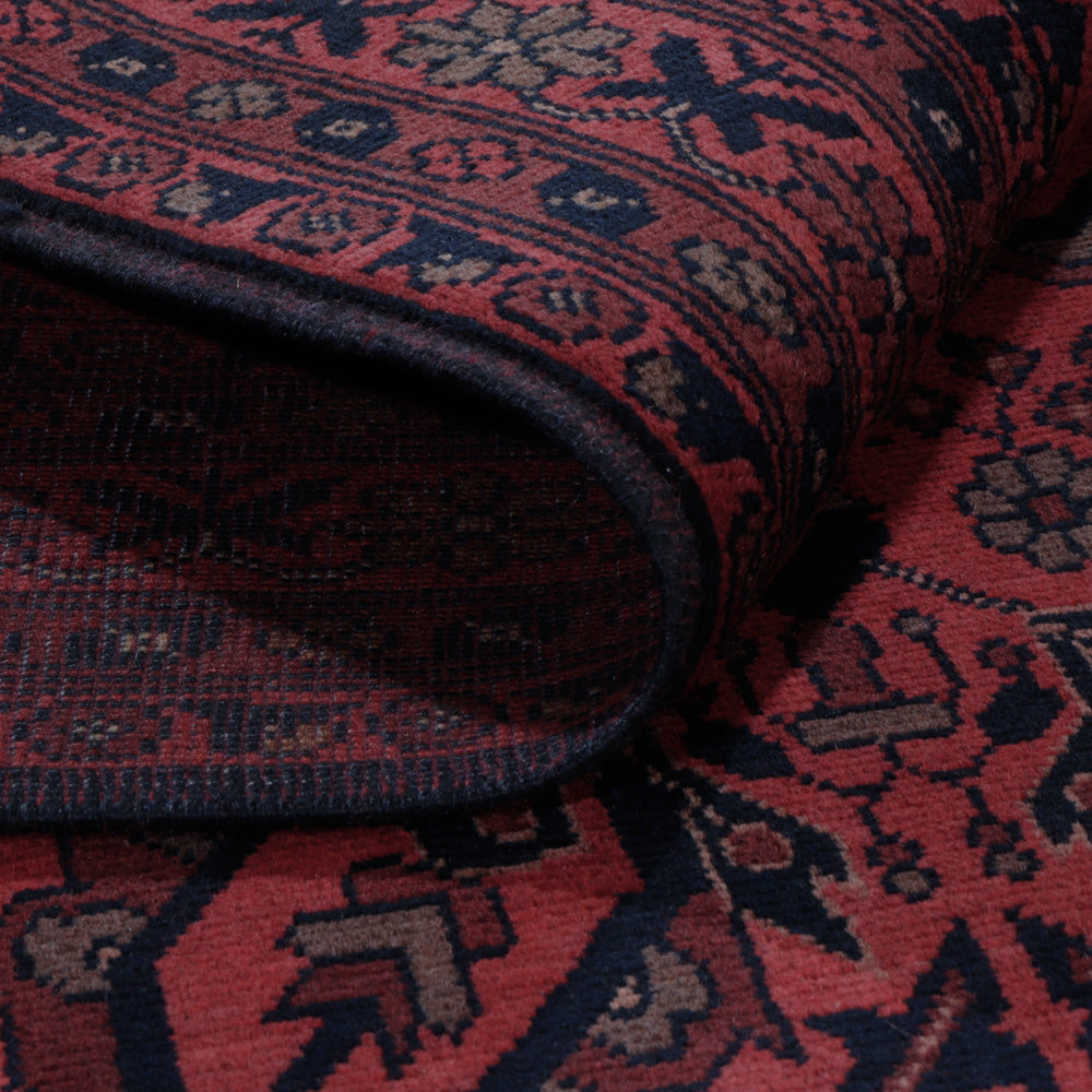 Afghan Rug - Kunduz - 197 x 150 cm - red