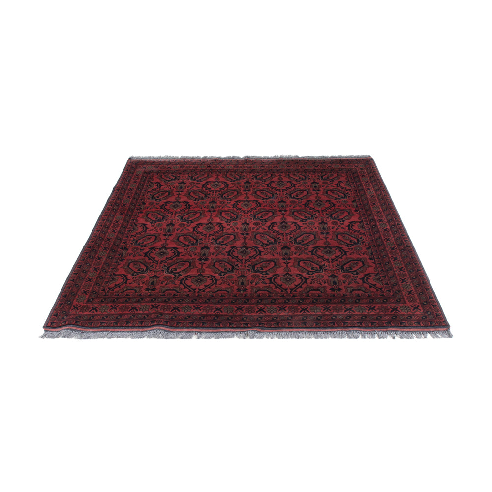 Afghan Rug - Kunduz - 197 x 150 cm - red