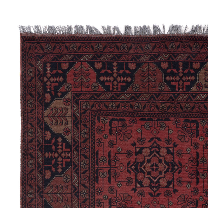 Afghan Rug - Kunduz - 195 x 149 cm - red