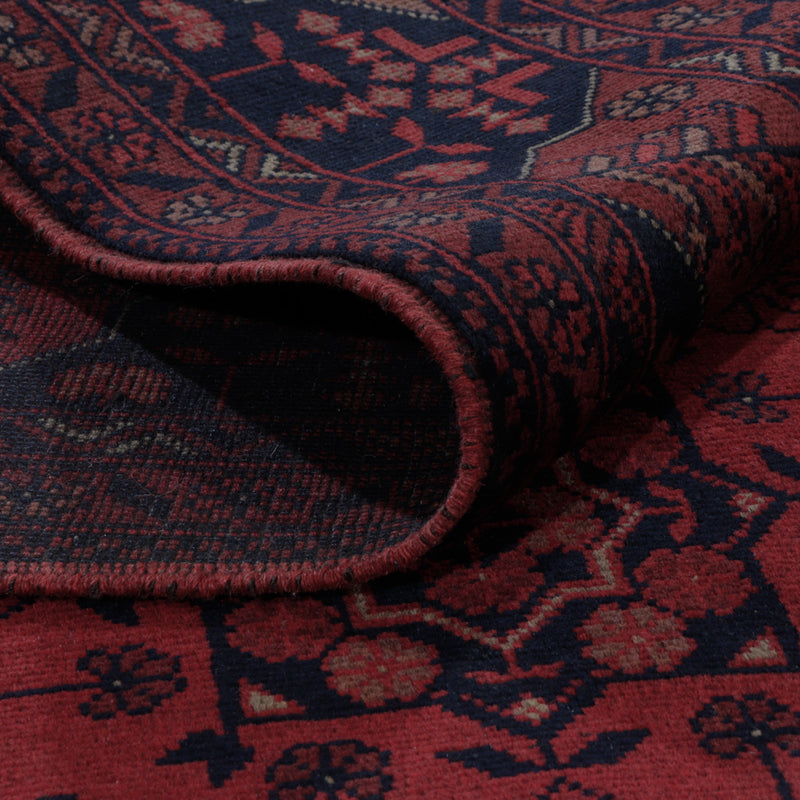 Afghan Rug - Kunduz - 195 x 149 cm - red