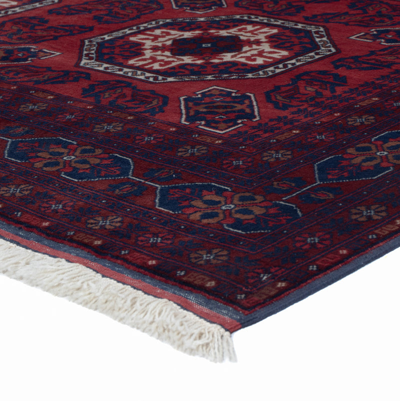 Afghan Rug - Royal - 198 x 151 cm - red