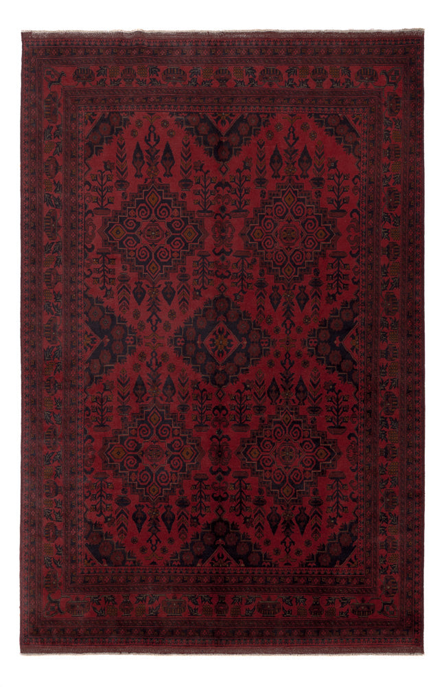 Afghan Rug - Kunduz - 300 x 200 cm - red