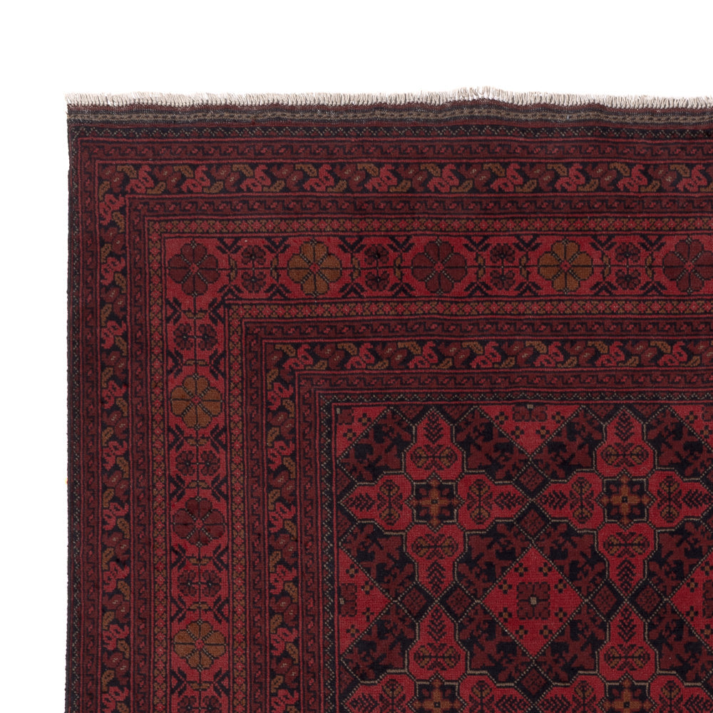 Afghan Rug - Kunduz - 295 x 197 cm - red