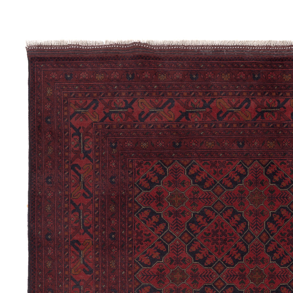 Afghan Teppich - Kunduz - 296 x 200 cm - rot