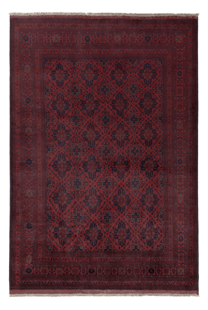 Afghan Rug - Kunduz - 298 x 205 cm - red