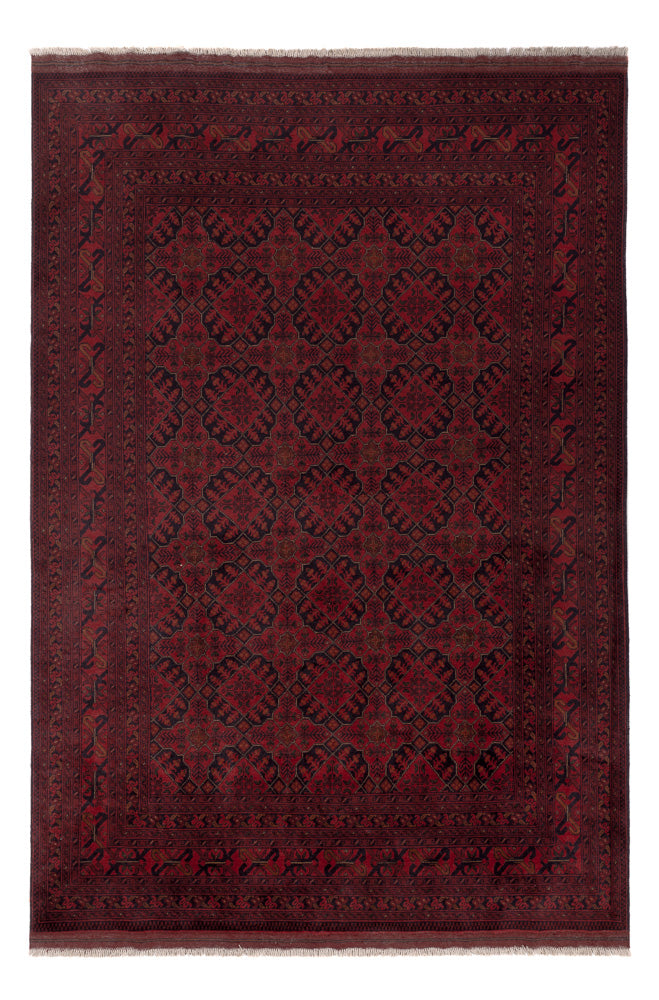 Afghan Rug - Kunduz - 295 x 202 cm - red