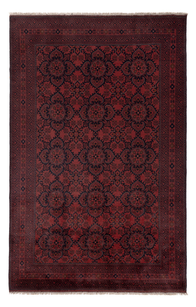 Afghan Rug - Kunduz - 301 x 202 cm - red