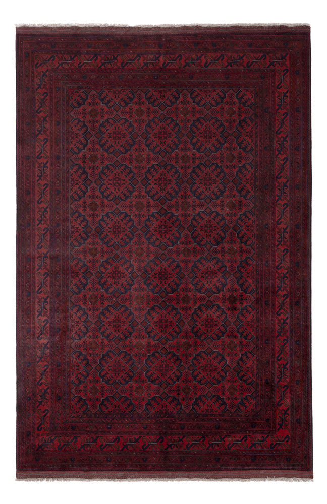 Afghan Rug - Kunduz - 295 x 193 cm - red