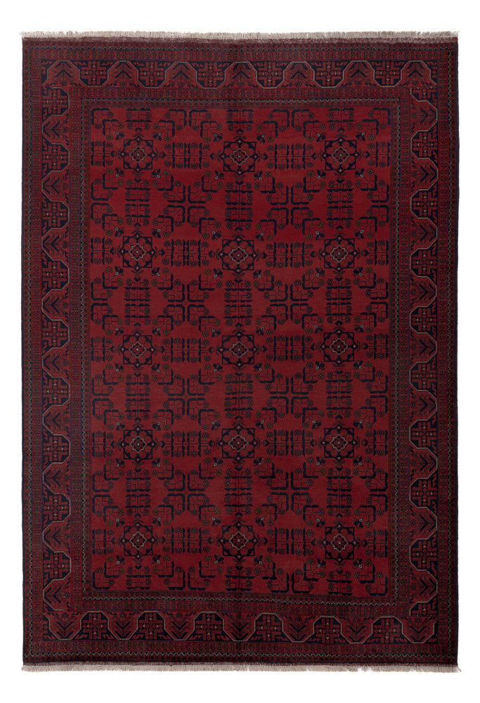 Afghan Rug - Kunduz - 292 x 202 cm - red