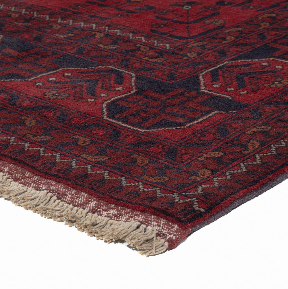 Afghan Rug - Kunduz - 296 x 205 cm - red