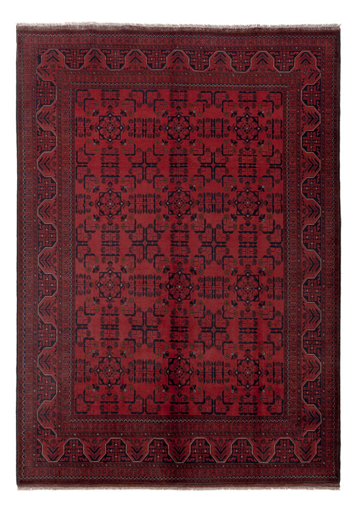Afghan Rug - Kunduz - 291 x 205 cm - red