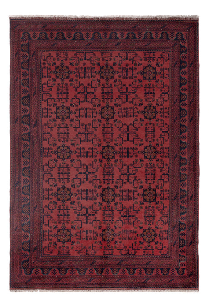 Afghan Rug - Kunduz - 296 x 206 cm - red