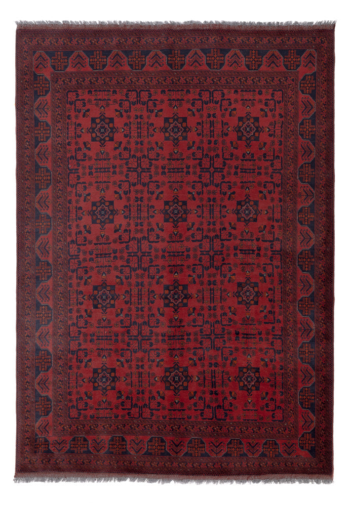 Afghan Rug - Kunduz - 294 x 207 cm - red