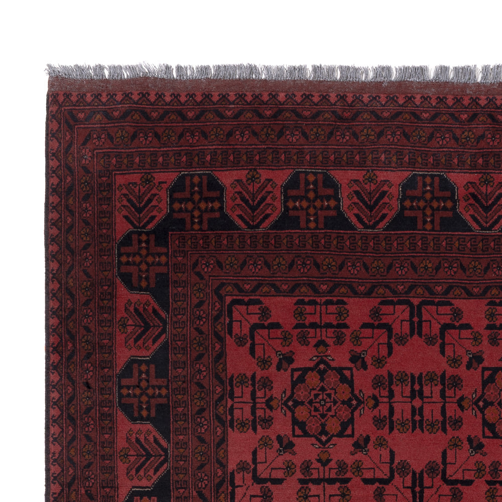 Afghan Teppich - Kunduz - 292 x 196 cm - rot