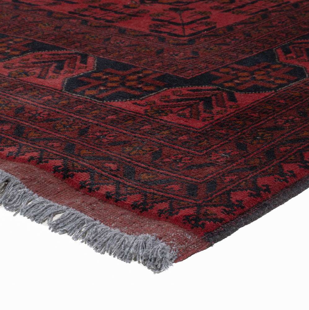 Afghan Rug - Kunduz - 292 x 196 cm - red