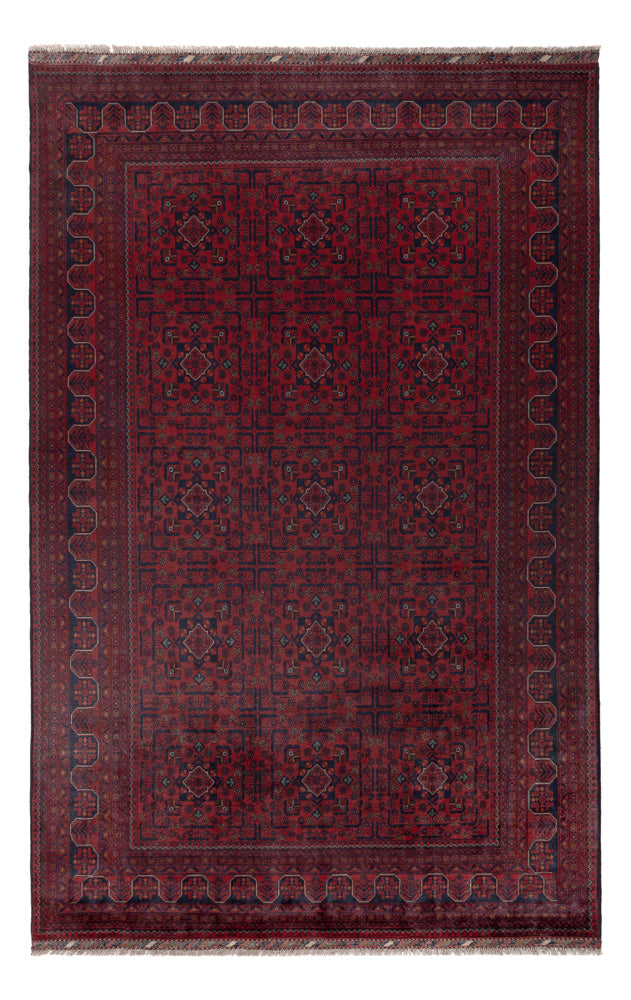 Afghan Rug - Kunduz - 304 x 198 cm - red