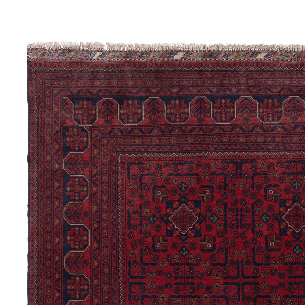 Afghan Rug - Kunduz - 304 x 198 cm - red