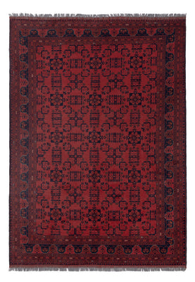 Afghan Rug - Kunduz - 286 x 199 cm - red
