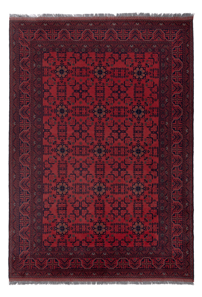 Afghan Rug - Kunduz - 288 x 201 cm - red