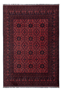 Afghan Rug - Kunduz - 286 x 201 cm - red
