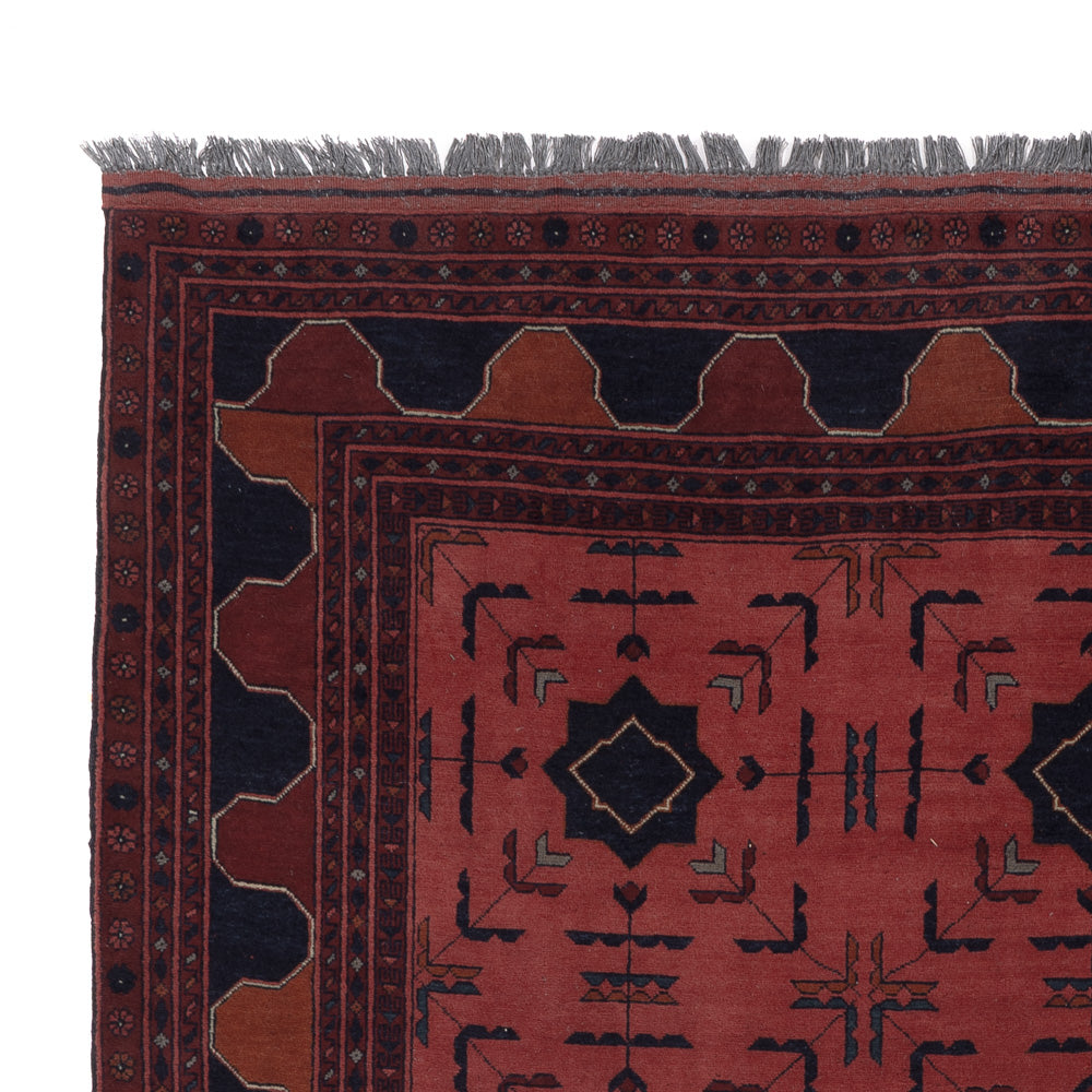 Afghan Rug - Kunduz - 295 x 204 cm - red