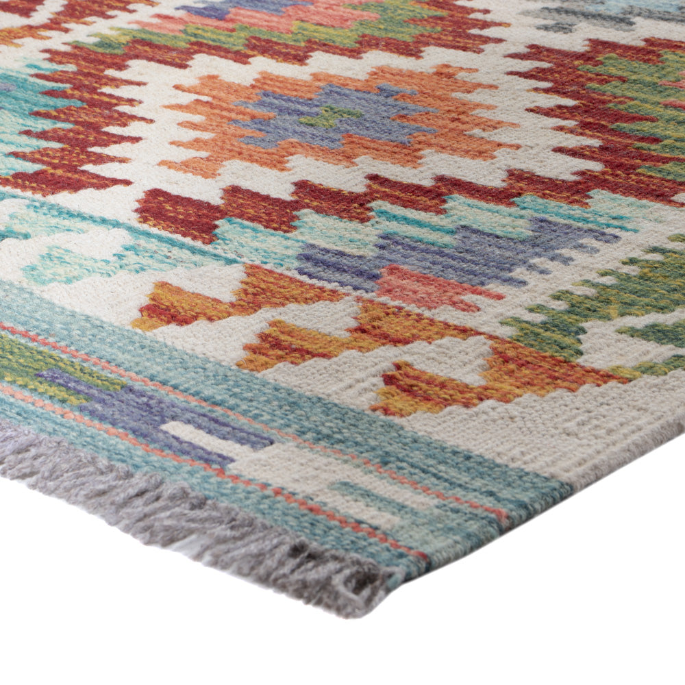 Runner Kelim Rug - Splash - 192 x 60 cm - multicolored