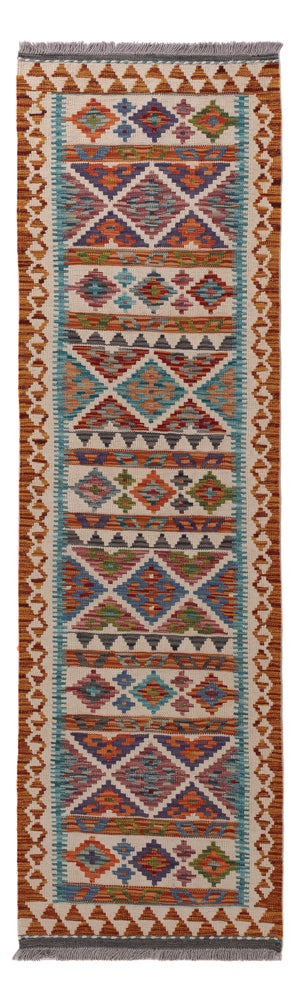Runner Kelim Rug - Splash - 193 x 58 cm - multicolored